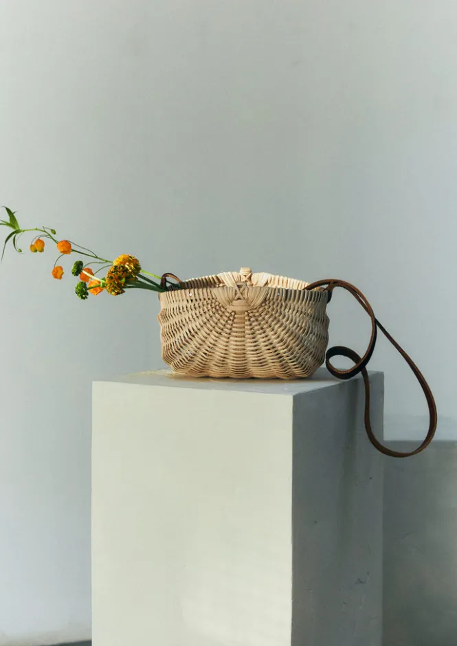 Outdoor|Baskets-TOAST Amy Krone Oval Foraging Tote Natural