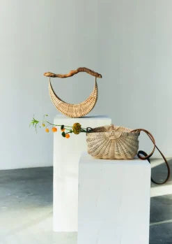 Outdoor|Baskets-TOAST Amy Krone Oval Foraging Tote Natural