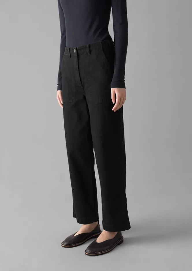 Denim|Jeans-TOAST Ashley Organic Cropped Jeans Black