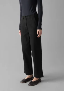 Denim|Jeans-TOAST Ashley Organic Cropped Jeans Black