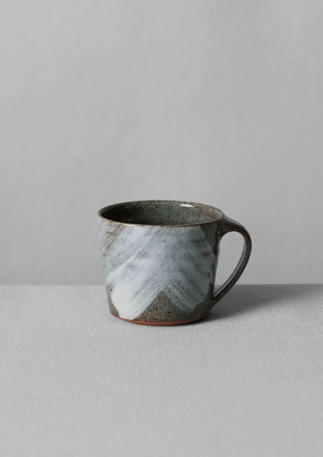 Ceramics|Tableware-TOAST Bert Jones Brushstroke Mug SpeckledGrey