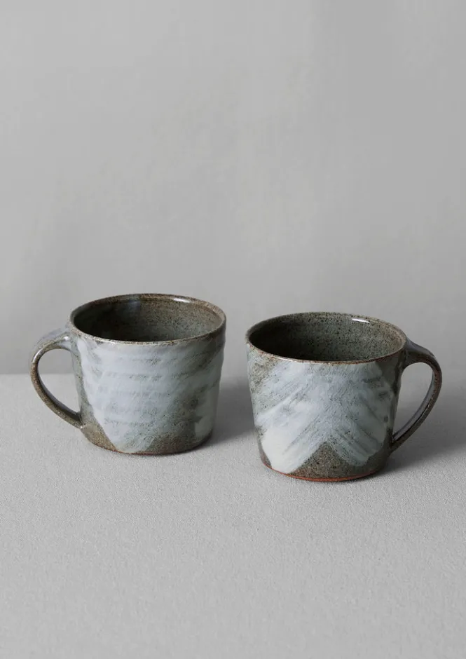 Ceramics|Tableware-TOAST Bert Jones Brushstroke Mug SpeckledGrey