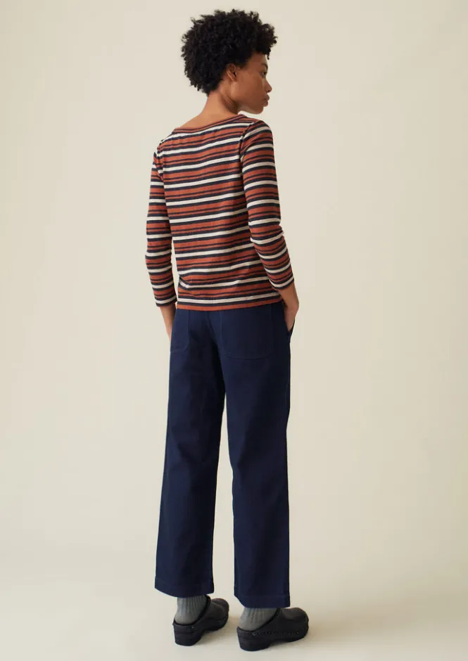 Denim|Jeans-TOAST Blackhorse Lane Long Crop Jeans Indigo