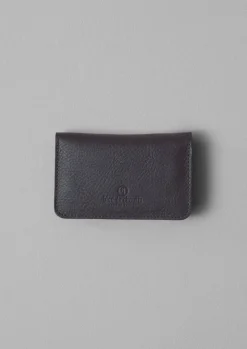 Bags & Belts-TOAST Bleu De Chauffe Leather Wallet Marine