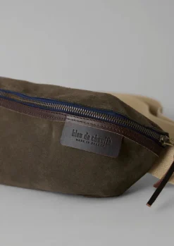 Bags & Belts-TOAST Bleu De Chauffe Suede Cross Body Bag Musk