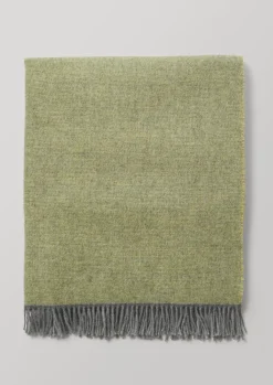 Textiles|Blankets & Throws-TOAST Brior Wool Blanket Pollen/Anthracite