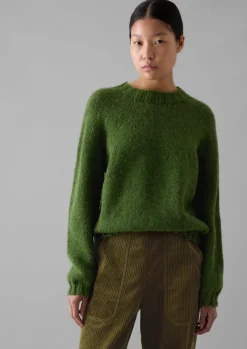 Knitwear-TOAST British Wool Sweater LawnGreen