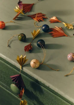 Christmas Decorations-TOAST Concertina Petal Paper Garland Berry/Multi