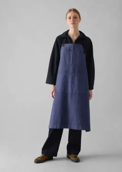 Aprons & Tea Towels-TOAST Cotton Canvas Project Apron WorkwearBlue