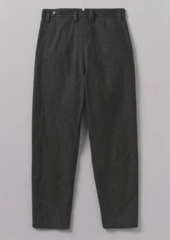 Trousers-TOAST Duncan Wool Cotton Trousers Carbon