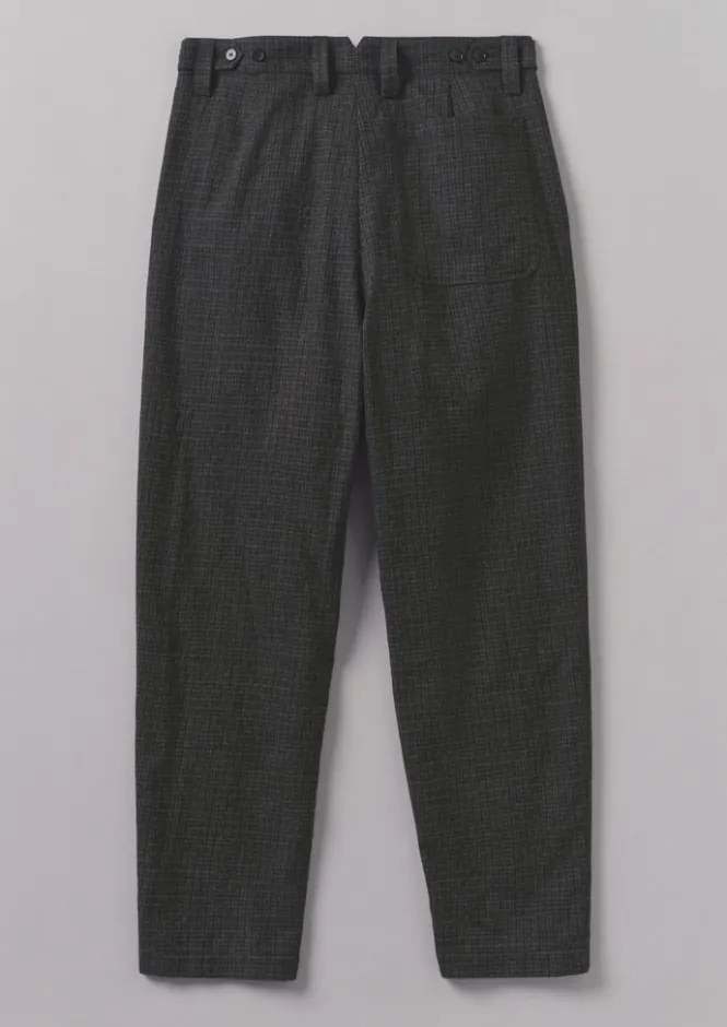 Trousers-TOAST Duncan Wool Cotton Trousers Carbon