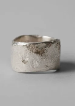 Jewellery-TOAST Emily Nixon Sculptural Rock Ring Silver