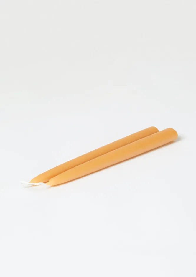 Candles & Holders-TOAST English Beeswax Dinner Candles Natural