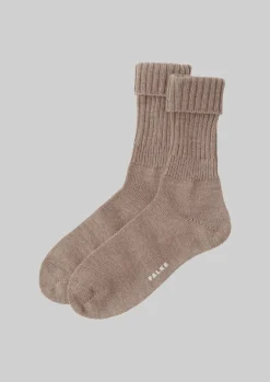 Socks & Tights-TOAST Falke Striggings Chunky Socks NutmegMelange