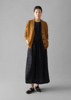 Cashmere|Knitwear-TOAST Ffion Wool Cashmere Boxy Cardigan Turmeric