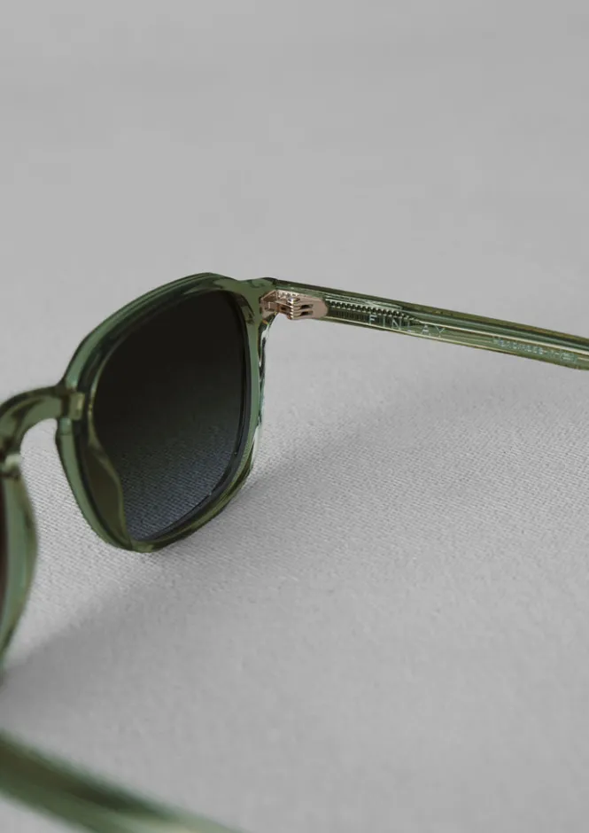 Sunglasses-TOAST Finlay and Co Chepstow Sunglasses BottleGreen