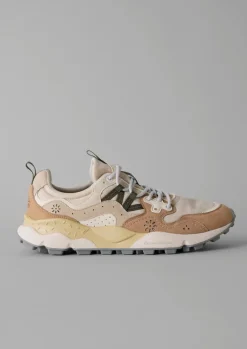 Trainers & Plimsolls-TOAST Flower Mountain Yamano Kaiso Trainers Ecru/Beige