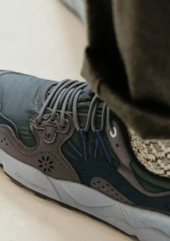Trainers & Plimsolls-TOAST Flower Mountain Yamano Kaiso Panelled Trainers Charcoal
