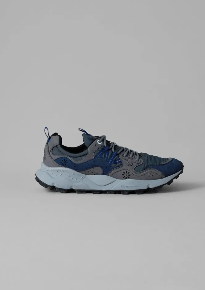 Trainers & Plimsolls-TOAST Flower Mountain Yamano Kaiso Panelled Trainers Charcoal