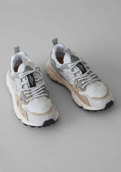 Trainers & Plimsolls-TOAST Flower Mountain Yamano Kaiso Trainers LightGrey