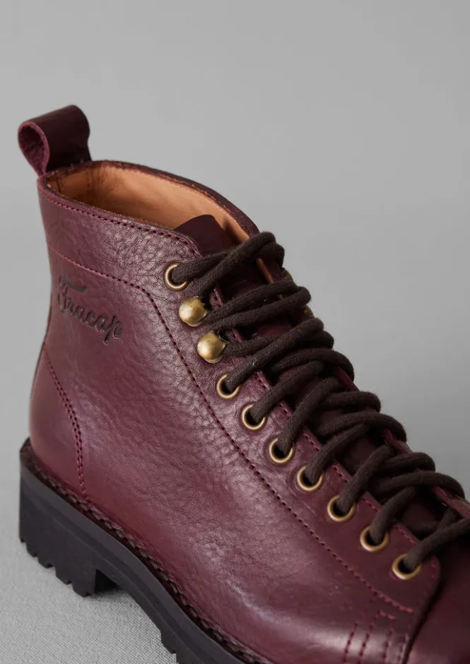 Boots-TOAST Fracap Leather Monkey Boots Chianti