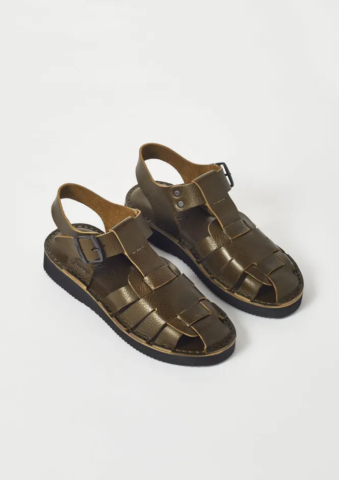 Sandals-TOAST Fracap Ola Sandals Olive