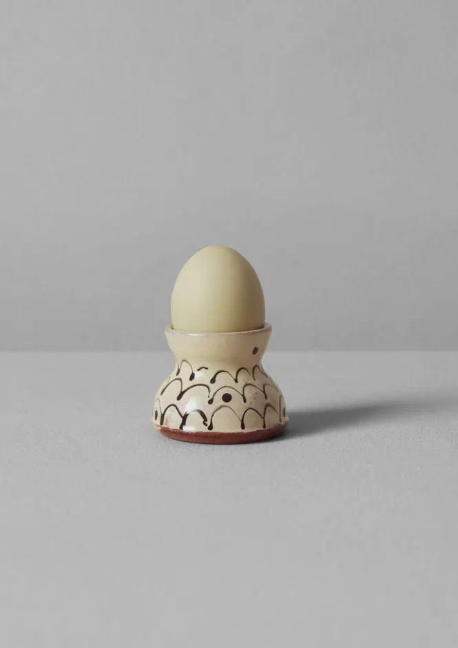 Ceramics|Kitchen-TOAST Frances Savage Egg Cup Set Cream/Terracotta