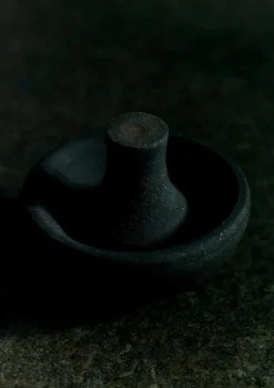 Ceramics|Kitchen-TOAST Grace McCarthy Pestle and Mortar VulcanBlack