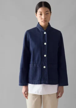 Denim|Coats & Jackets-TOAST Hal Denim Workwear Jacket Indigo