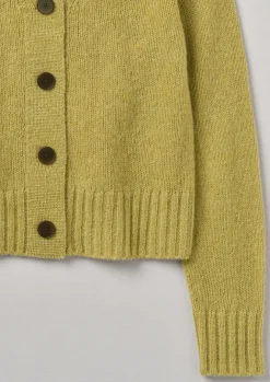 Knitwear-TOAST Kaia V-Neck Wool Cardigan Verbena