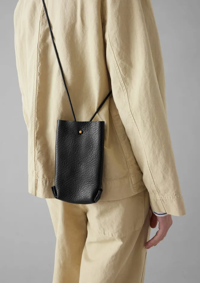 Bags & Belts-TOAST Kate Sheridan Jigsaw Pouch Bag Black