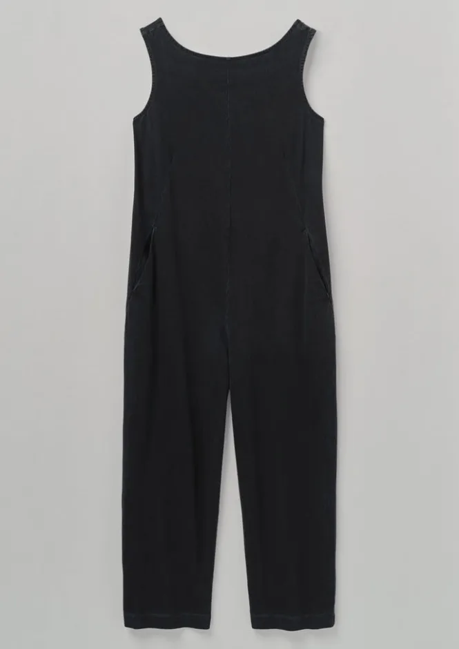 Loungewear|Jumpsuits-TOAST Lydia Jersey Jumpsuit WashedBlack
