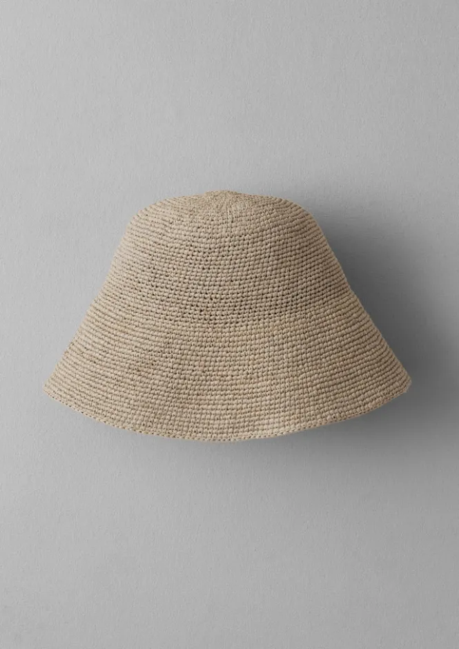 Hats, Scarves & Gloves-TOAST Maison N.H. Paris Raffia Hat Stone