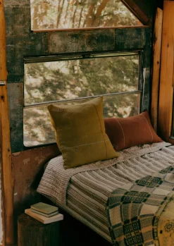 Textiles|Blankets & Throws-TOAST Melin Tregwynt Welsh Blanket Catkin/Charcoal