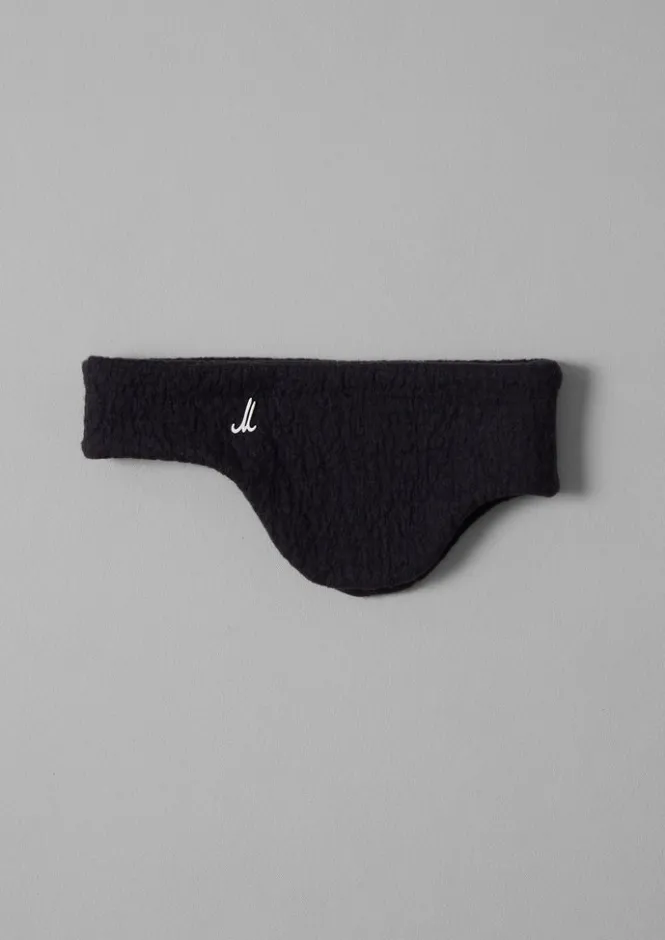 Hats, Scarves & Gloves-TOAST Muehlbauer Cotton Wool Head Band Navy