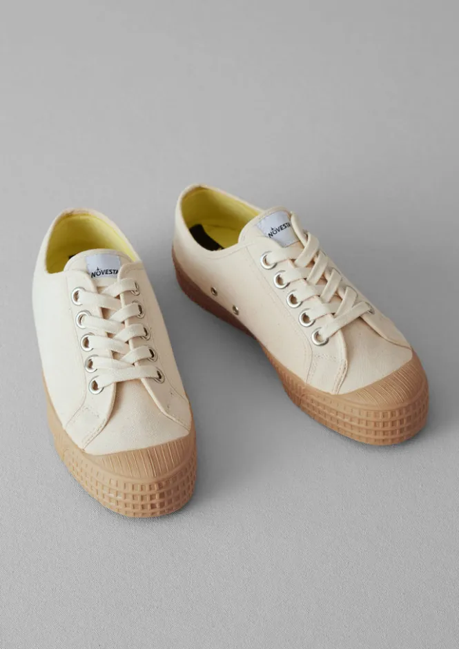 Trainers & Plimsolls-TOAST Novesta Star Master Plimsolls Ecru/Transparent