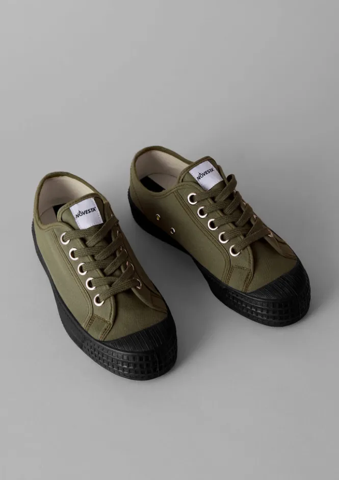 Trainers & Plimsolls-TOAST Novesta Star Master Plimsolls Artichoke