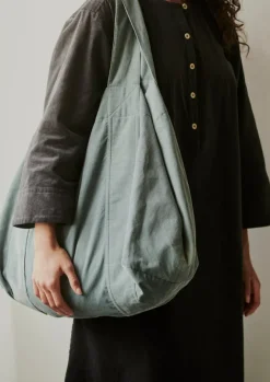 Bags & Belts|Bags & Belts-TOAST Organic Cord Lounge Bag DustyBlue