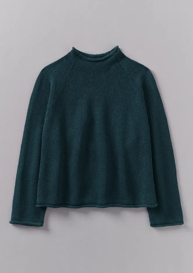 Linen|Jersey-TOAST Organic Cotton Linen Easy Sweater Puck