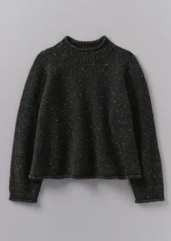 Knitwear-TOAST Orla Donegal Wool Sweater Galaxy