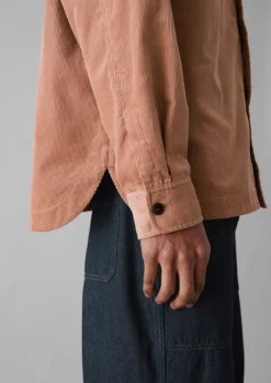 Cord|Shirts-TOAST Point Collar Organic Cord Shirt RoseQuartz