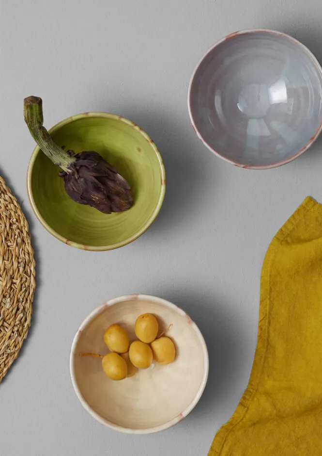 Ceramics|Tableware-TOAST Poterie Barbotine Breakfast Bowl Anise