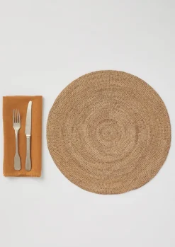 Kitchen|Tableware-TOAST Raffia Placemat Shell