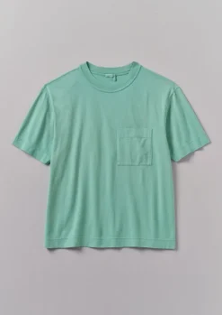 Tops & Tees-TOAST Reactive Dyed Organic Cotton Tee CeladonGreen