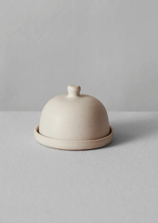 Ceramics|Kitchen-TOAST Rebecca Williams Butter Dish MatteWhite