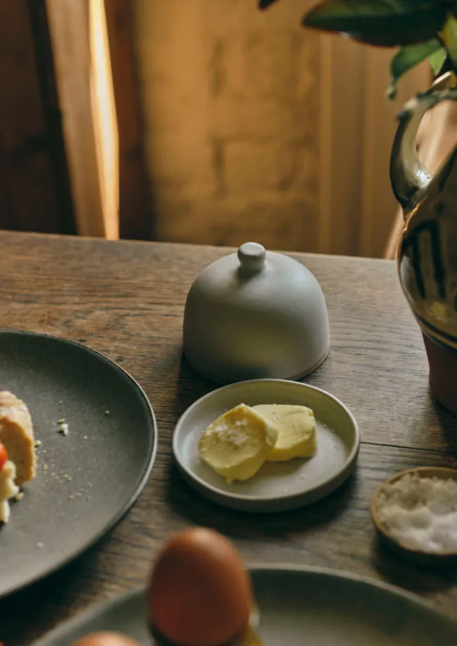 Ceramics|Kitchen-TOAST Rebecca Williams Butter Dish MatteWhite