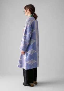 Gowns|Nightwear-TOAST Repurposed Kantha Coat Blues