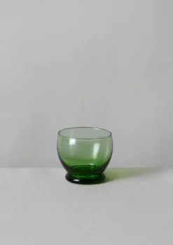 Glass|Tableware-TOAST Rounded Moroccan Glasses Set Green