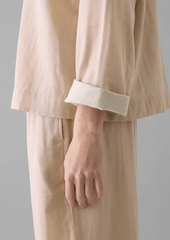 Nightwear-TOAST Soft Double Faced Cotton Pyjamas SoftHeather/Celery