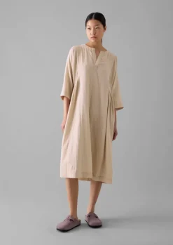 Nightwear-TOAST Soft Double Faced Cotton Nightdress SoftHeather/Celery